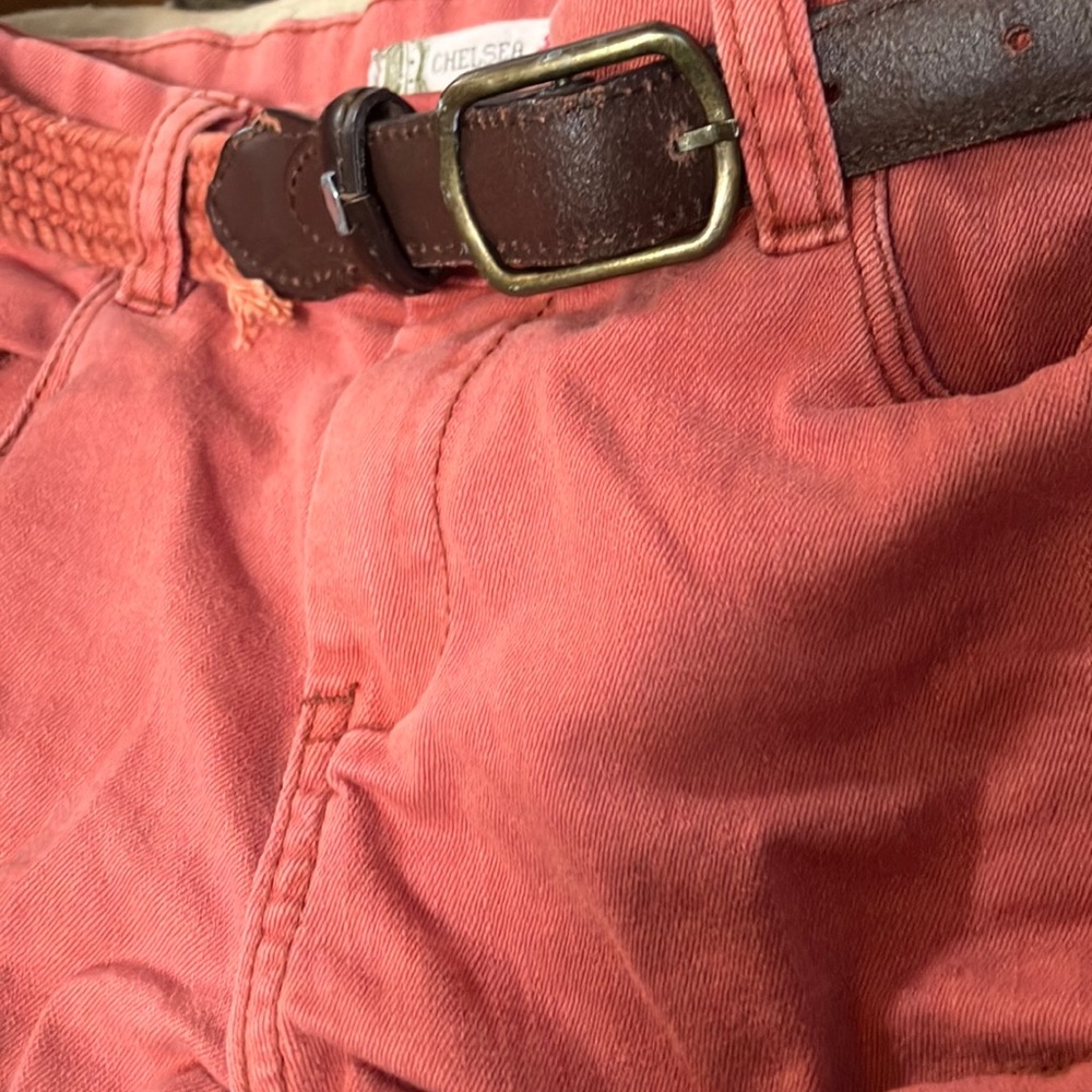 Chelsea & Violet Belted Shorts size 28 short shorts